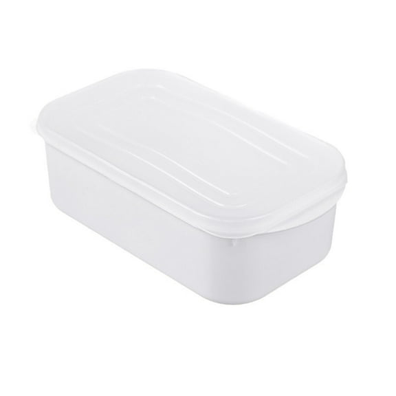 Large-Capacity Refrigerator Food Storage Container with Lid - Leakproof, Microwave-Safe Plastic Freezer Box for Vegetables, Soup, Rice - Food-Grade, 4 sizes are available for selection