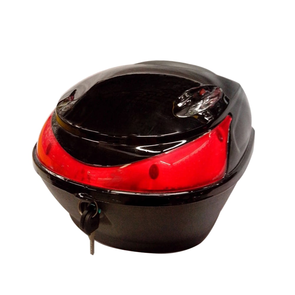 Large Capacity Replacement Trunk Lock Storage Case for Motorcycle Scooter (Black)