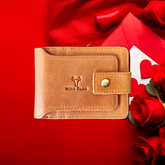 Large Capacity Retro Men's Wallet Genuine Leather Multi-Card RFID Wallet for Men - Spacious Interior, Anti-Theft Design, Zip Closure,Birthday Valentine's Day Father's Day Lover's Gift,Gift For Him