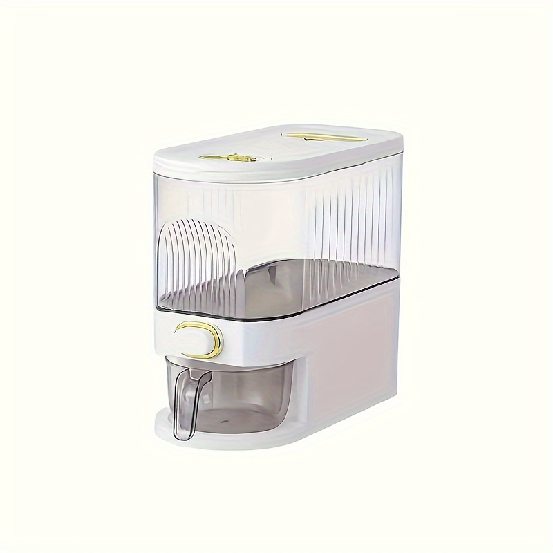 Partition Rice Cooker Large Capacity Rotating Rice Dispenser with Partition-Waterproof ...