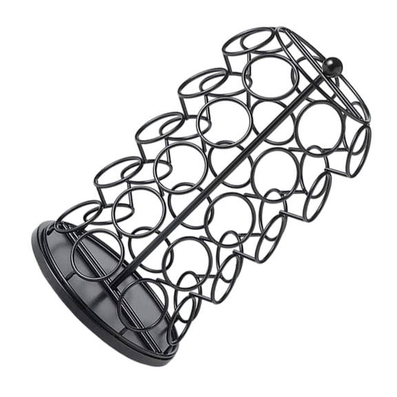 Large Capacity Rotating Storage Rack 360 Degree Rotation Design Durable Iron Kitchen Countertop Organizer