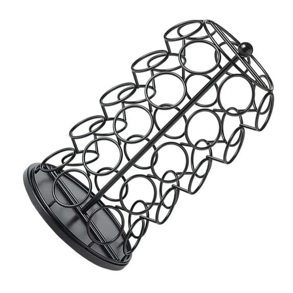 Large Capacity Rotating Storage Rack 360 Degree Rotation Design Iron Kitchen Countertop Organiser