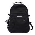 thumbnail image 1 of Large Capacity Schoolbag Female Korean Version Of High School Students Junior High School Students Shoulder Bag Multi-pocket Black, 1 of 6