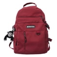 thumbnail image 1 of Large Capacity Schoolbag Female Korean Version Of High School Students Junior High School Students Shoulder Bag Multi-pocket Red, 1 of 5