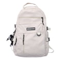 thumbnail image 1 of Large Capacity Schoolbag Female Korean Version Of High School Students Junior High School Students Shoulder Bag Multi-pocket White, 1 of 7