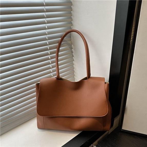 Large Capacity Shoulder Bag For Women Stylish Minimalist Tote Handbag Design Purse Spacious Work Bag