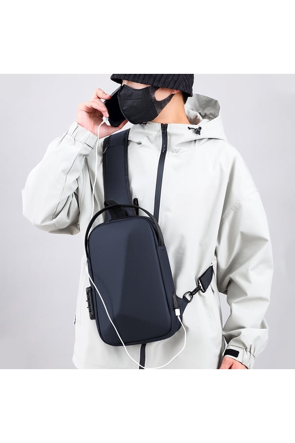 Large Capacity Shoulder Bag with USB Charging Port, Tech Friendly Tote for Daily Commute and Travel