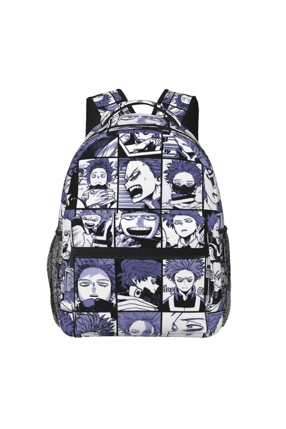 Large Capacity Shoulder Bags My Hero Academia Shinso Collage Backpack Bookbag Computer Bag Daypacks Travel