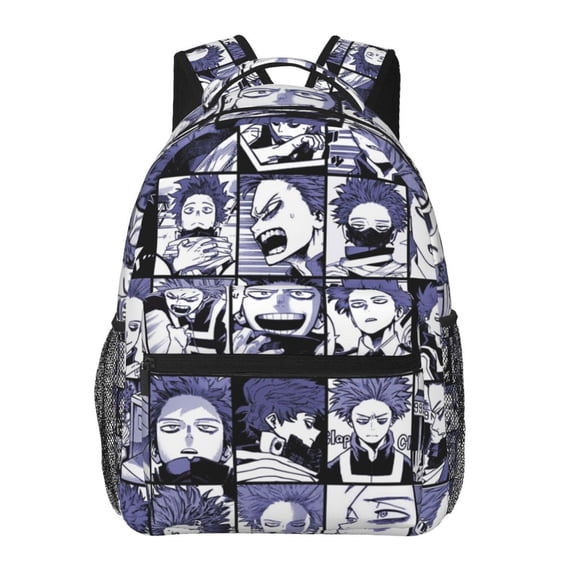 Large Capacity Shoulder Bags My Hero Academia Shinso Collage Backpack Bookbag Computer Bag Daypacks Travel