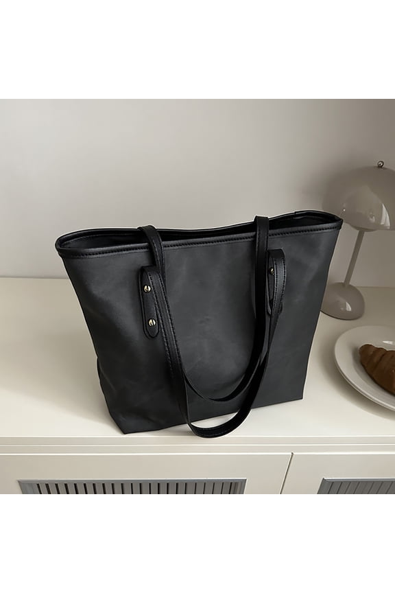 Large Capacity Shoulder Tote Bag for Women – Fashionable Commuter Purse with Zippered Pockets – Work, College, Shopping & Travel Handbag for Daily Use