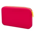 thumbnail image 1 of Large Capacity Silicone Cosmetic Bag, Makeup Storage Pouch with Zipper, Travel Portable Organizer for Toiletries and Makeup Brushes, 1 of 5