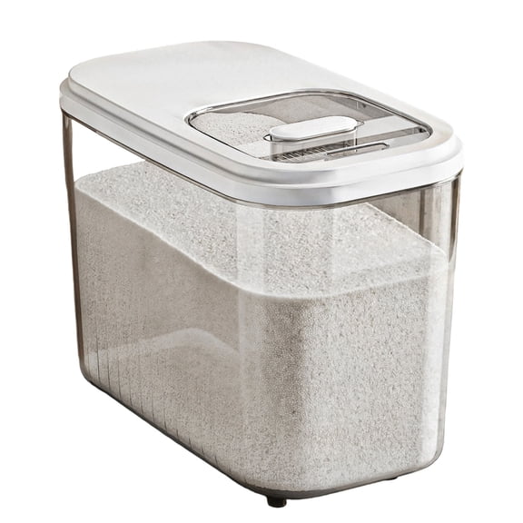 Large Capacity Sliding Cover Rice Container with Sliding Lid Kitchen Storage Box For Grains And Dry Goods