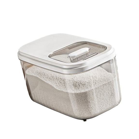 Large Capacity Sliding Cover Rice Container with Sliding Lid Kitchen Storage Box For Grains And Dry Goods