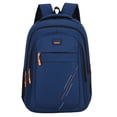 thumbnail image 1 of Large Capacity Solid Color Backpack for Students, Fashion Waterproof School Bag with Padded Straps, Durable Lightweight Bookbag for Daily Campus Commute, Perfect Back to School Gift, 1 of 6