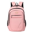 thumbnail image 1 of Large Capacity Solid Color Backpack for Students, Fashion Waterproof School Bag with Padded Straps, Durable Lightweight Bookbag for Daily Campus Commute, Perfect Back to School Gift, 1 of 6
