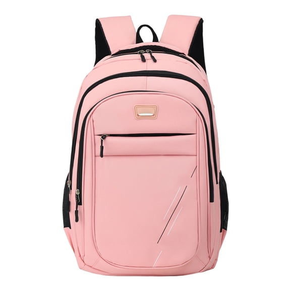 Large Capacity Solid Color Backpack for Students, Fashion Waterproof School Bag with Padded Straps, Durable Lightweight Bookbag for Daily Campus Commute, Perfect Back to School Gift