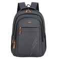 thumbnail image 1 of Large Capacity Solid Color Backpack for Students, Fashion Waterproof School Bag with Padded Straps, Durable Lightweight Bookbag for Daily Campus Commute, Perfect Back to School Gift, 1 of 5
