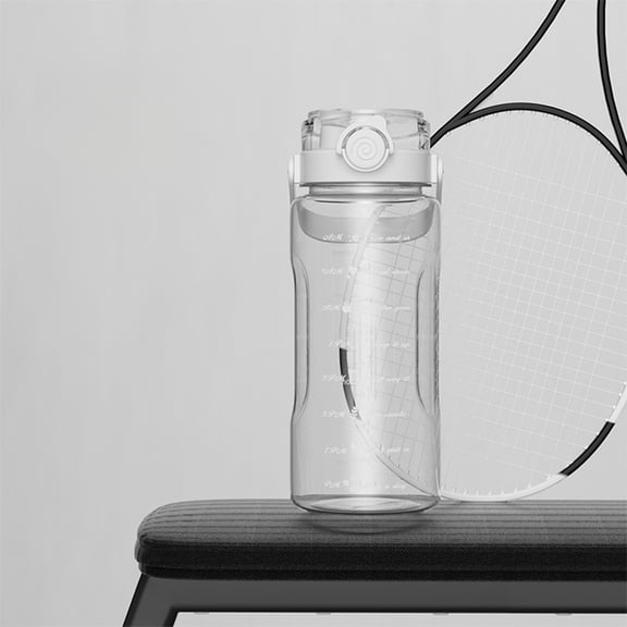 Large Capacity Sports Water Bottle – 1500ml BPA-Free Plastic, Straw & Spout, One-Click Lid, Temperature Proof