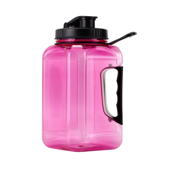 Large Capacity Sports Water Bottle 2.4L with Time Marker for Hydration, Leak-Proof & Bpa-Free, Ideal for Fitness Gym Office Outdoor