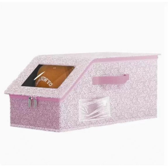 Large Capacity Stackable Baseball Cap Storage Box - Ideal Organizer for Hats and Headwear