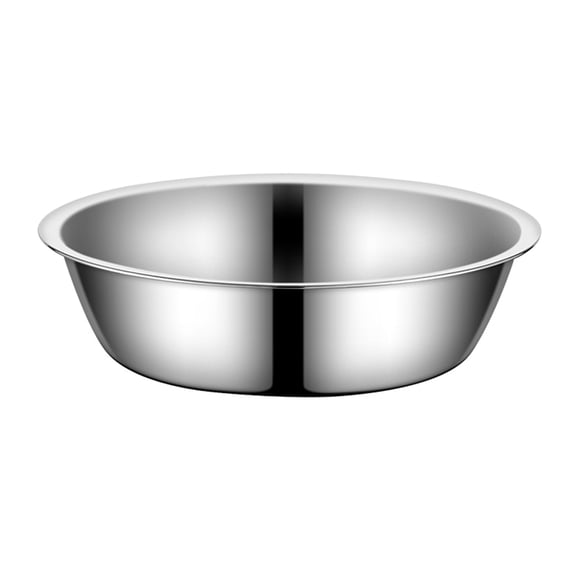 Large Capacity Stainless Steel Dog Bowls Metal Bowl for Pet Sturdy and Thick Smooth Metal and Water Dishes