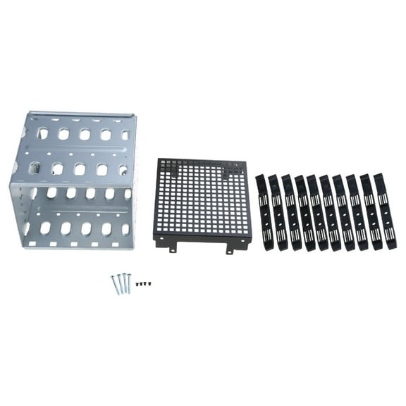 Large Capacity Stainless Steel HDD Hard Drive Cage Rack Hard Drive Disk Tray Caddy for Computer Accessories