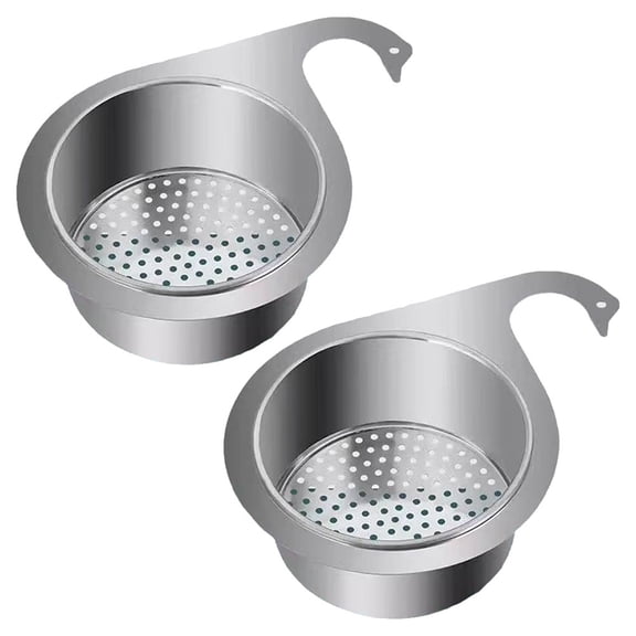 Large Capacity Stainless Steel Sieve Basket in Swan Shape for Kitchen Sink