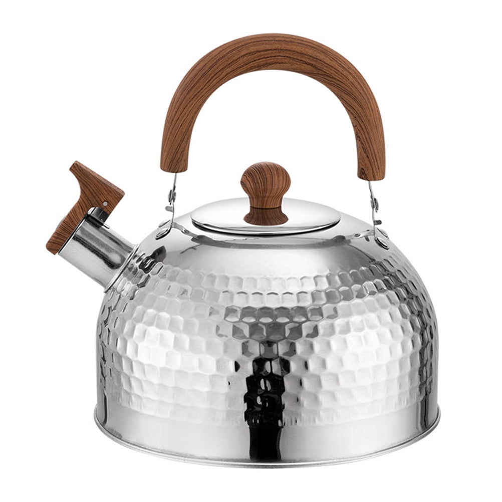 Large Capacity Stainless Steel Teapot Kettle Stovetop Whistling Tea Kettle, Size: 23x21cm