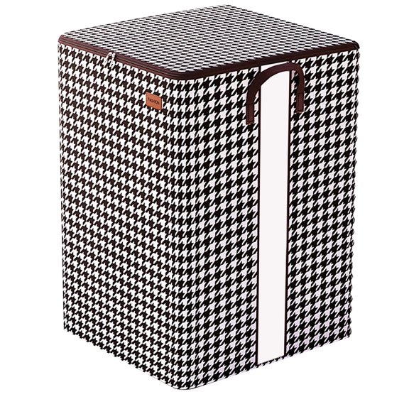 Large Capacity Storage Bag, Foldable Portable Wardrobe Box with Double Zipper And Reinforced Handle, for Clothes, Comforters, Pillows, And Bedding Organization, 47.6 Gallon, 1X Storage Bag