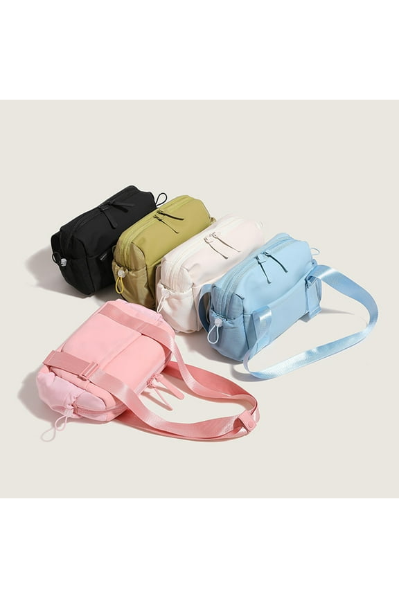 Large Capacity Storage Bag Mini Gym Duffle Tote for Women, Waterproof Matte Travel Workout Bag with Wet Dry Separation, Multi Pockets, Rope Loop, 12 x 7 x 4.5 in