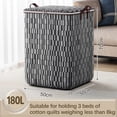 thumbnail image 1 of Large Capacity Storage Bag | Portable Foldable Organizer for Clothes, Blankets & Seasonal Items | Double Zipper & Reinforced Handle, 1 of 5