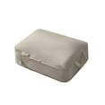 thumbnail image 1 of Large Capacity Storage Bags, Compressed Travel Packing Cubes, Nylon Material, Medium Size 24 X 16 Inches, for Organizing Clothing, Home Storage, and Suitcase Packing, Single Bag, Beige, by FAJHHA, 1 of 7