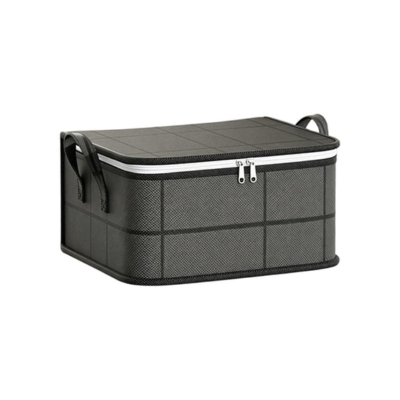 Large Capacity Storage Bags Dustproof Moving Packing Bag Foldable Storage Box with Handles & Zippers for Clothes, Comforters, Blankets 30 Liters