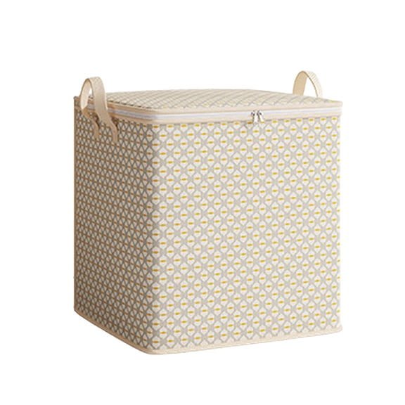 Large Capacity Storage Boxes Fabric with Lids Dust Proof for Clothes and Blanket