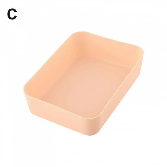 Large Capacity Storage Storage Box Small Box Tableware Clearer Classification Drawer Partition Plastic Material