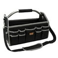 thumbnail image 1 of Large Capacity Sturdy Tool Bag Waterproof Multi Compartment Organizer Reinforced Base, 1 of 19