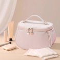 thumbnail image 1 of Large Capacity Style Cosmetic Organizer Portable Travel Toiletry Storage Bag For Women, 1 of 3