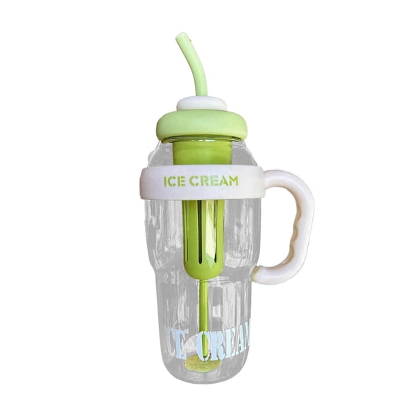 Large Capacity Summer Water Cup with Straw and Filter for Sports and Outdoors