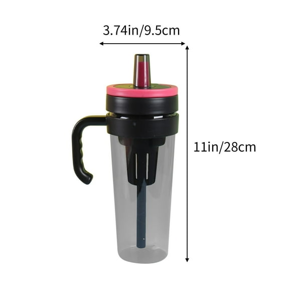 Large Capacity Tea Brewing Ice Brew Cup Straw Cup Tea Water Separation Plastic Cup Summer Water Bottles