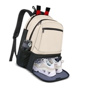 Large Capacity Tennis Racket Backpack with Separate Shoe Pouches Outdoor Sports Tennis Racket Bag