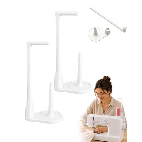 Large Capacity Thread Spool Stand for Top of Sewing Machine，1PCS | Thread Spool Holder Machine Mount, Slide-On Accessory for Quilting, Embroidery, Serger & Home Sewing Machines