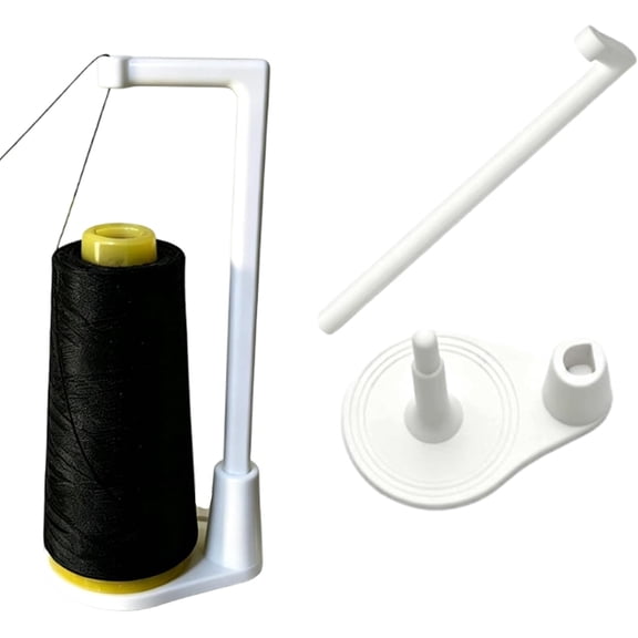 Large Capacity Thread Spool Stand, Universal Thread Spool Holder Single Thread Stand with Steady Base for Smoother Feed Flat-Top Sewing Machines Quilting Embroidery and DIY