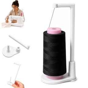 Large Capacity Thread Spool Stand with Stable Base with White finish, 1 Thread Stand for Home,