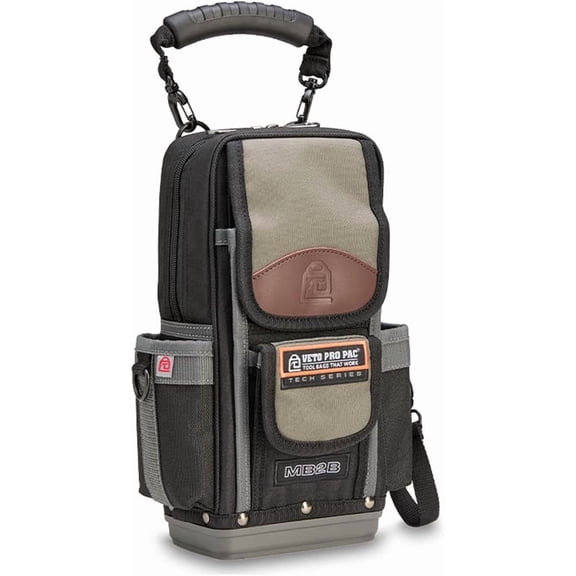 Large Capacity Tool Backpack, Heavy Duty Electrician Bag with 48 Pockets, Waterproof Work Organizer for Tools, Laptop, and Accessories
