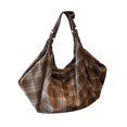 thumbnail image 1 of Large Capacity Tote Backpack Convertible Shoulder Crossbody With Checkered Pattern, 1 of 6
