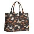thumbnail image 1 of Large Capacity Tote Bag,Autumn Halloween Scene Pattern Handbag Fashion Luxury Tote Bag,15.7"x13"x 5.1" Inches,Laptop Compatible, 1 of 6