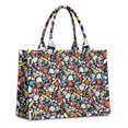 thumbnail image 1 of Large Capacity Tote Bag,Baseball Football Pattern Handbag Fashion Luxury Tote Bag,15.7"x13"x 5.1" Inches,Laptop Compatible, 1 of 6