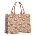 thumbnail image 1 of Large Capacity Tote Bag,Beige Christmas Gingerbread Man Pattern Handbag Fashion Luxury Tote Bag,15.7"x13"x 5.1" Inches,Laptop Compatible, 1 of 6