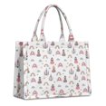 thumbnail image 1 of Large Capacity Tote Bag,Beige Princess Castle Rainbow Pattern Handbag Fashion Luxury Tote Bag,15.7"x13"x 5.1" Inches,Laptop Compatible, 1 of 6
