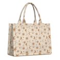 thumbnail image 1 of Large Capacity Tote Bag,Beige Sun Moon Star Constellation Pattern Handbag Fashion Luxury Tote Bag,15.7"x13"x 5.1" Inches,Laptop Compatible, 1 of 6